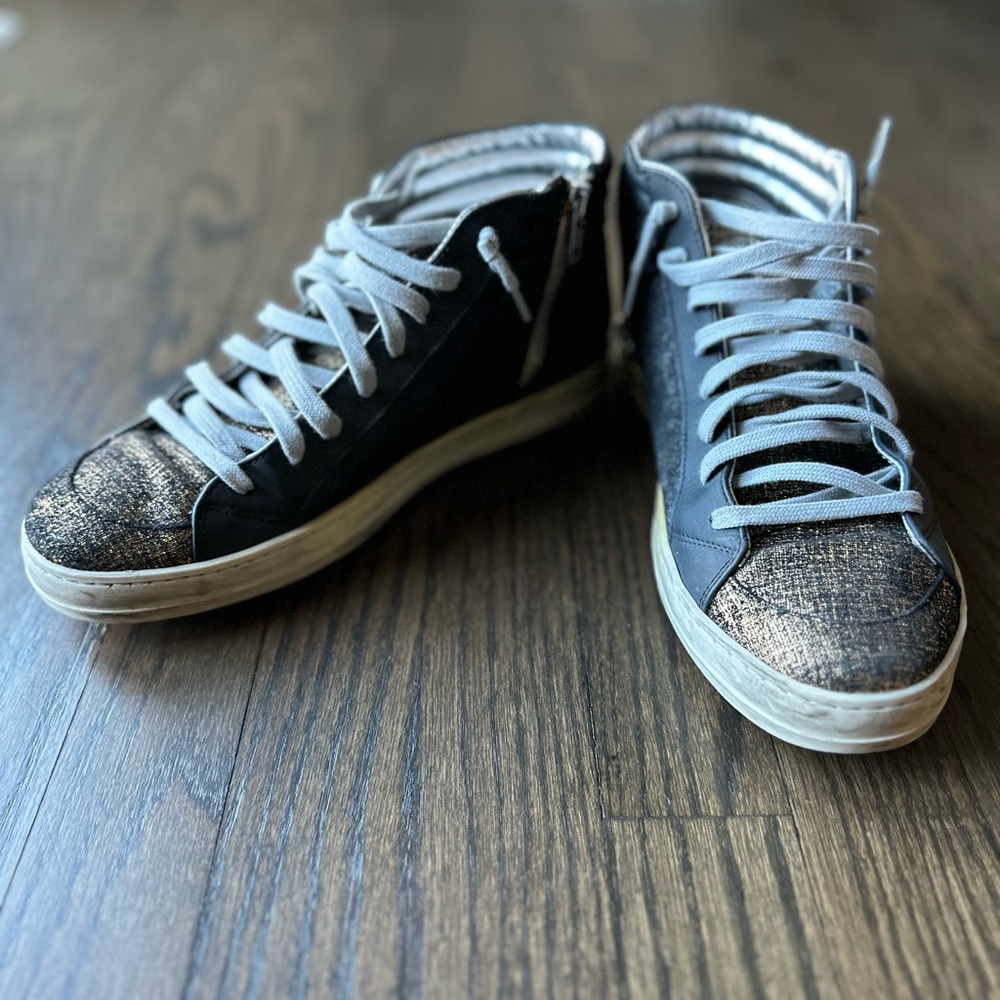 P448 Metallic Skate High-Top Sneaker View 2